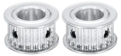 Aluminium-Synchronriemenscheibe 20 Zähne, 17 mm Bohrung, 2 Stück