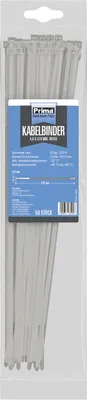 Immagine prodotto di Prima Kabelbinder 4,8x370mm weiß 50 Stück