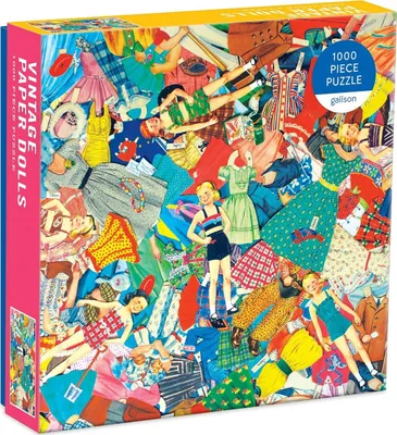 Zdjęcie produktu dla Galison Puzzle Papírové panenky Vintage 1000 dílků