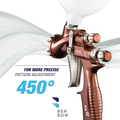 Produktbild von BenBow Lackierpistole PK80, Düse:1.2 mm, Type:mit Koffer