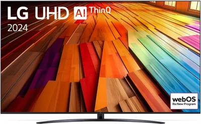 Produktbild von LG UHD UT81, 2,18 m (86"), 3840 x 2160 Pixel, LED, Smart-TV, WLAN, Blau