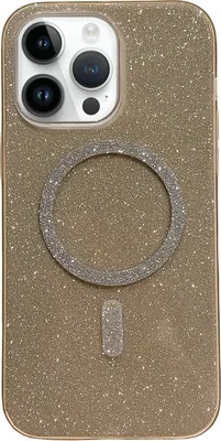 Obrázek produktu pro Pro iPhone 13 Pro Glitter MagSafe Magnetic TPU Phone Case (Gold)