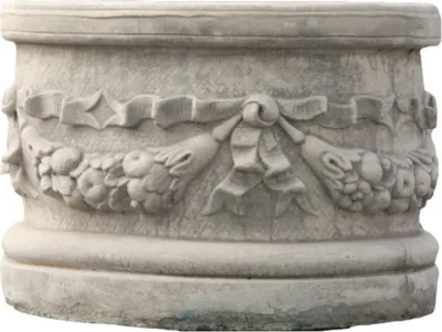 Produktbild von Schöner großer Sockel aus Steinguss perfekt für den Garten die Terrasse oder den Vorgarten ist Frostfest Witterungsbeständig und Neu 41cm H, PO-1071
