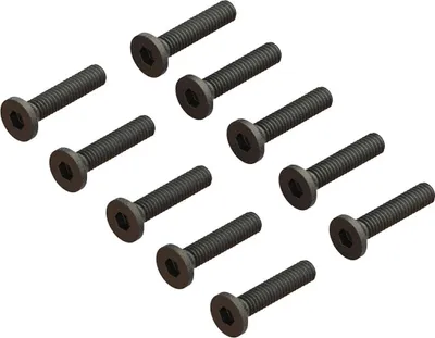 Produktbild von Arrma Flat Kopf Schraube M2.5x12mm (10pcs)