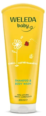 Productafbeelding van WELEDA Calendula baby shampoo & douchecreme (200 ml)