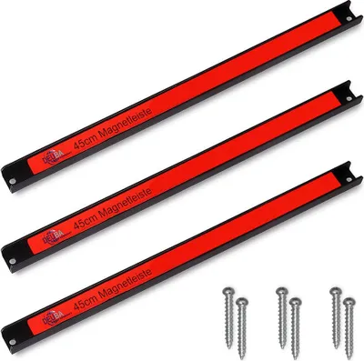 Obrázok produktu pre Sada magnetických držiakov na náradie, 3 ks, 45 cm, nosnosť 23 kg