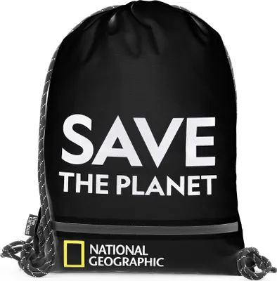 Produktbild von National Geographic Rucksack Saturn aus recyceltem Polyester Schwarz One Size