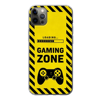 Produktbild von MuchoWow® Handyhülle Schutzhülle Hülle für iPhone 13 Pro Max Spiele - Zitate - Controller - Spielzone - Spiel Silikon Softcase Handy Hülle - Mobiltelefon