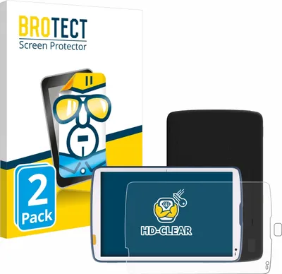 Produktbild von 2x Für Zebra ET40 10.1" (Display+Kamera) Schutzfolie BROTECT Displayschutz Display Schutz Folie Klar Transparent