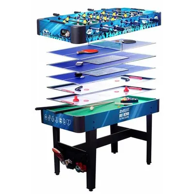 Produktbild von Multispiel-Tisch 120 x 82 x 61 cm 7 in 1