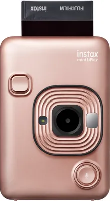 Obrázek produktu pro Fujifilm instax mini LiPlay, Růžové zlato, MicroSD (TransFlash), Vypnutí blesku, Blesk zapnutý, LCD, USB
