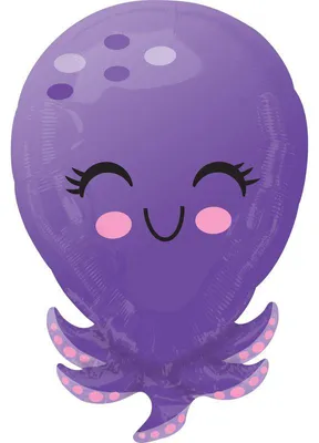 Obrázok produktu pre Fóliový balón s chobotnicami