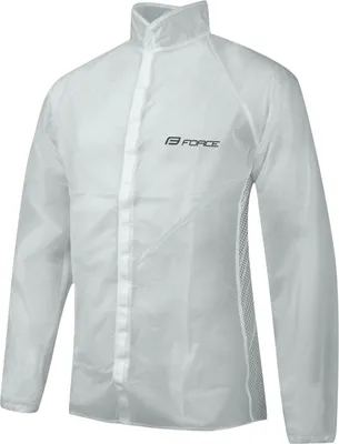 Produktbild von Regenjacke FORCE weiss-transparent M