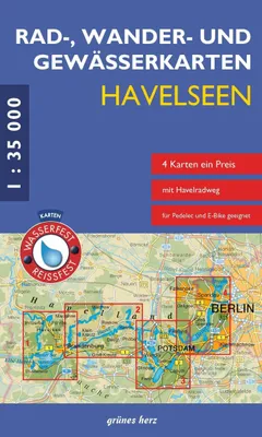Produktbild von Rad-, Wander- und Gewässerkarten Havelseen
