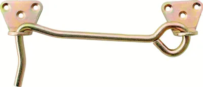 Produktbild von Sturmhaken mit Öse Platten Torbefestigung 7 x 150 mm Fensterhaken Verzinkt