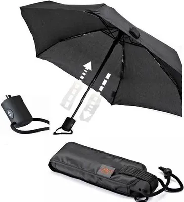 Produktbild von Euroschirm Dainty Automatic Regenschirm schwarz