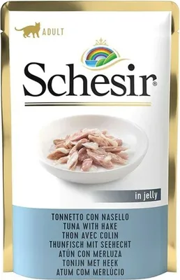 Produktbild von Katzenfutter SCHESIR Fisch 85 g
