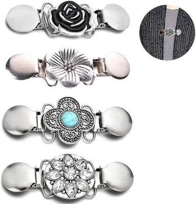 Immagine prodotto di 4 ganci per gilet da donna con gancio, antiscivolo, 4 modelli