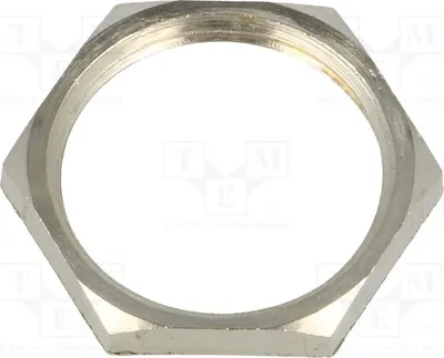 Immagine prodotto di 5 connettori filettati da 23 mm: PG 2699, realizzati in ottone nichelato