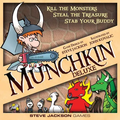 Produktbild von Munchkin Deluxe - Brettspiel - ENG Edition