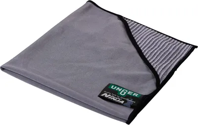 Produktbild von Unger ErgoTec Ninja MicroWipe Mikrofasertuch MN40H 40 x 40 cm Grau