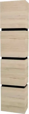 Obrázok produktu pre Kúpeľňová skrinka vysoká Devo Viva 2.0 ľavá dub halifax biely 40 x 170 x 26 cm VV2-S4DL40x26-P29
