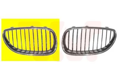 Produktbild von VAN WEZEL 0655514 Kühlergrill Frontgrill für BMW 5 Limousine (E60) Rechts Chrom