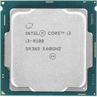 Immagine prodotto di Processore Cpu Intel Core I3 8100 3,60ghz Sr3n5 Lga1151 V2 Lga 1151 Computer