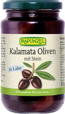 Zdjęcie produktu dla Oliwki Kalamata fioletowe z pestką 355g