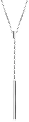 Produktbild von MATERIA by Matthias Wagner Y-Kette Silber Damen verstellbar 41-46cm CO-2