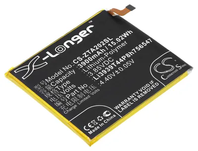 Obrázek produktu pro TECHTEK Baterie kompatibilní s [ZTE] A2020, A2020N2, Axon 10 Pro, Axon 10 Pro 5G nahrazuje Li3939T44P8h756547