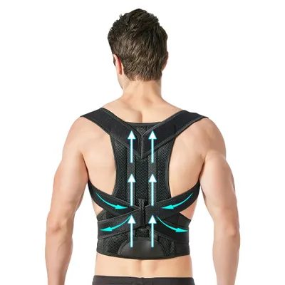 Produktbild von Rückenbandage Back Support XL for Men＆Women, Breathable Back Support Belt with 2 Stays for Sports and Work, Schmerzlinderung und Verletzungsprävention