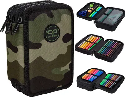 Zdjęcie produktu dla Piórnik z wyposażeniem Coolpack Jumper 3 Moro soldier