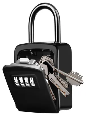 Immagine prodotto di Solidchoice - Cassaforte portatile per chiavi con combinazione a 4 cifre