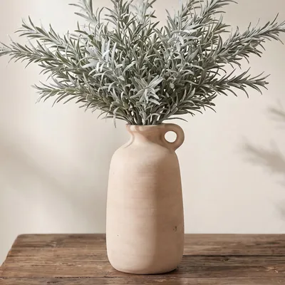 Immagine prodotto di Vaso in Vetroceramica, grande - Vaso per pampas - Vaso decorativo - Stile rustico - Stile vintage