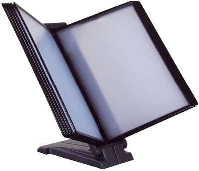 Obrázok produktu pre Q-Connect® KF06008 Systém zobrazovacích tabúľ - 10 tabúľ, antracitový držiak