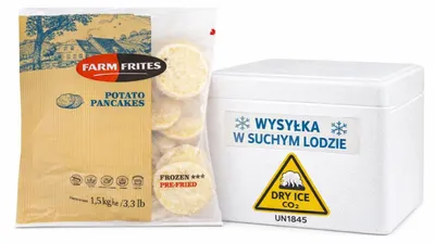 Zdjęcie produktu dla Farm Frites Potato Pancakes Placki Ziemniaczane 1500 G
