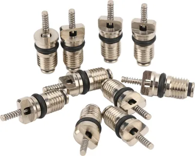 Imagen del producto de 50 unidades de núcleo de válvula para aire acondicionado, para sistemas de aire acondicionado automotrices de alta presión, compatible con la serie R134
