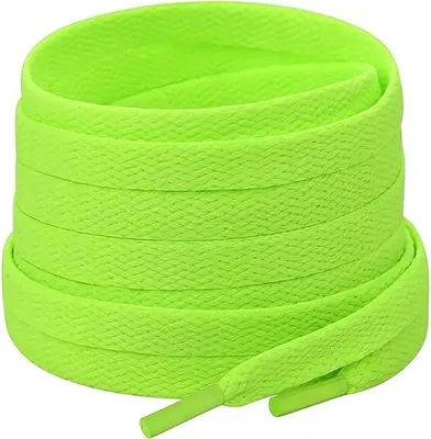 Produktbild von The Kicks Don Laces Flat 140CM - Neongrün - 8mm