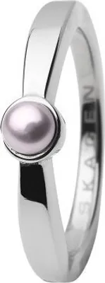 Zdjęcie produktu dla Skagen pierścionek damski Treasure srebrny/różowy JRSP032, rozmiar pierścionka:49 (15.7) SS5 M4