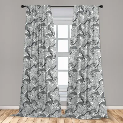 Produktbild von Abakuhaus, Fenstervorhänge, Doodle Kreis Stripes, 2-Panel-Set, 150 x 225 cm