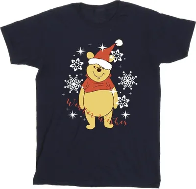 Produktbild von Disney - "Winter Wishes" T-Shirt für Herren BI52293 (XL) (Marineblau)