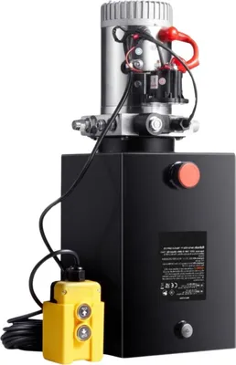 Obrázek produktu pro Hydraulické čerpadlo PRO – 12 V – Autolift – Vysokozdvižný vozík – 1600 W – Nádrž 19 l – Jednočinné