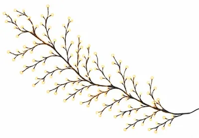 Produktbild von LED Zweigleuchte 96 LEDs, dekorative Astlampe mit 8 Lichtmodi, USB, Fernbedienung, Stimmungslicht für Schlafzimmer, Hotel und Flur