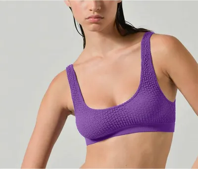 Zdjęcie produktu dla Bmymoon Top Oceano Bikini top damski fioletowy S-M