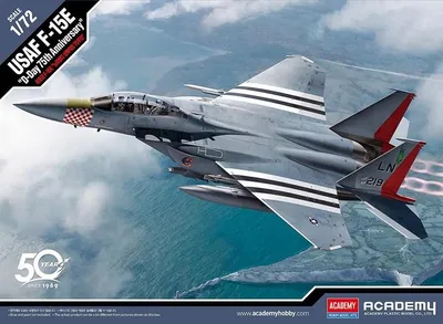 Productafbeelding van Modelbouwpakket vliegtuig 12568 – USAF F-15E "D-Day 75e Verjaardag" (1:72)
