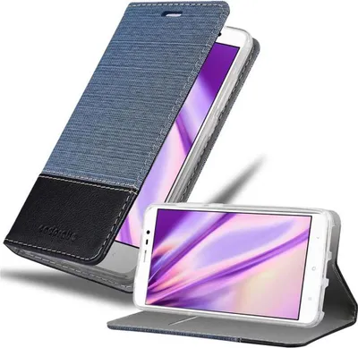 Produktbild von Cadorabo Hülle für Xiaomi RedMi NOTE 4 Schutzhülle in Blau Handy Hülle Etui Book Case Cover