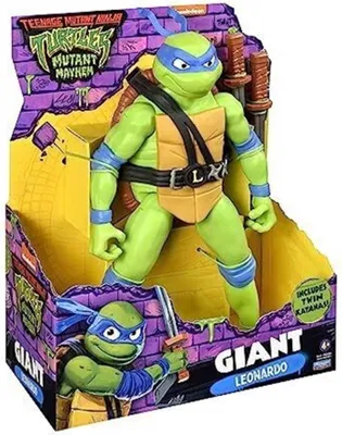 Produktbild von Teenage Mutant Ninja Turtles =VLOOKUP(A123,[1]Deutsch!$A:$E,4,FALSE), 4 Jahr(e), Ninja Turtles, Mehrfarbig, Kunststoff