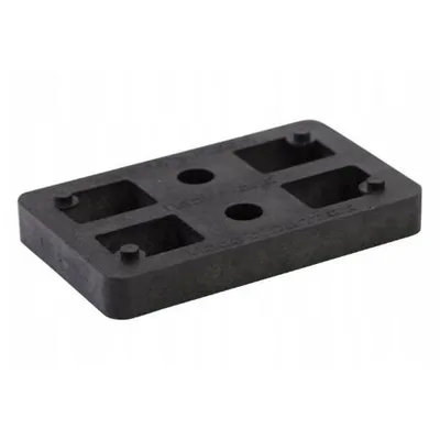 Obrázek produktu pro Distanční podložky 80 × 50 mm, tloušťka 10 mm, plastové distanční podložky do 2 tun – 100 kusů