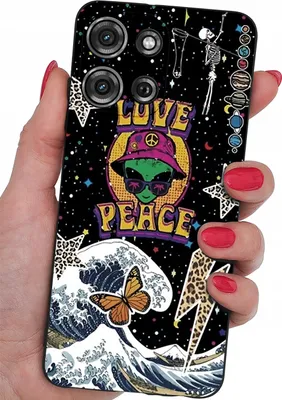 Zdjęcie produktu dla Etui do Motorola G75 5G | WZORY | SILIKONOWE MATT SZKŁO 9H